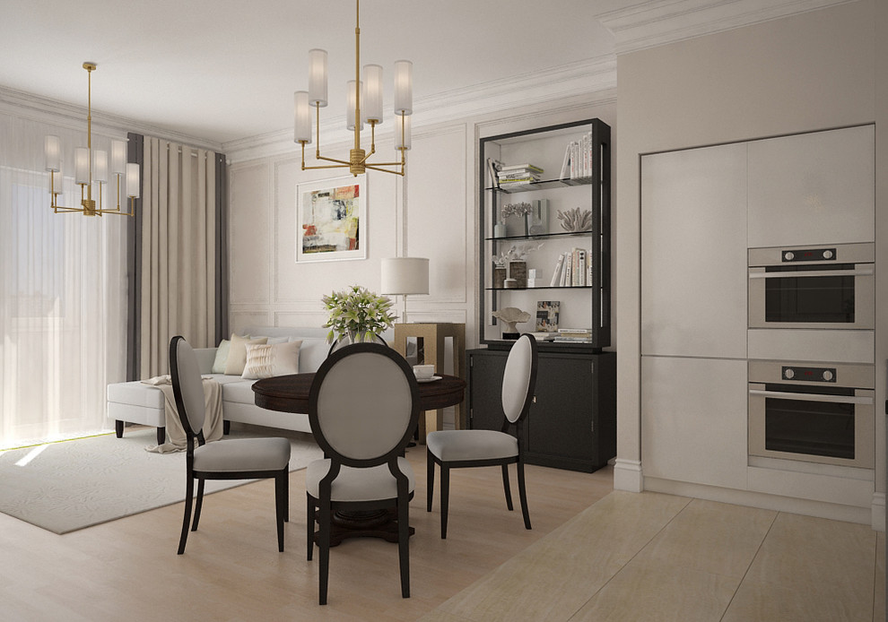 «Оттенки современной классики» / 45 м2