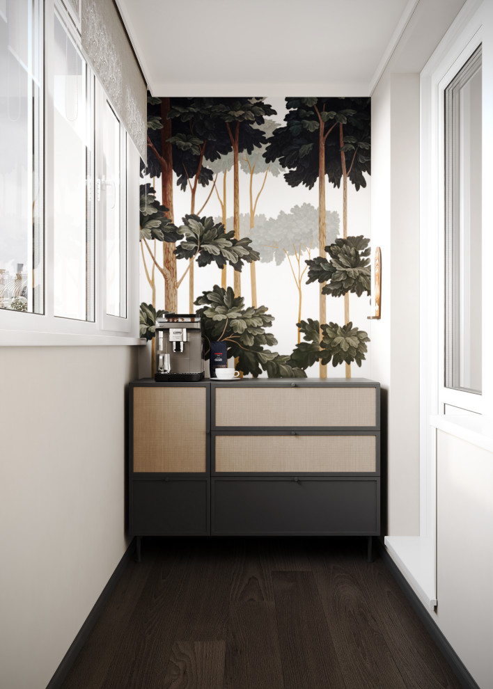 Дизайн мастер-спальни с балконом