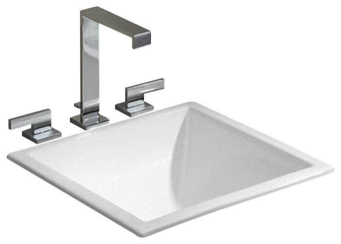 Cheviot Products Square Drop-In/Undermount Sink