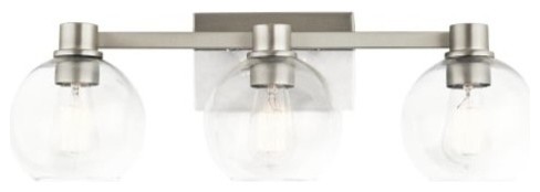 Bath 3-Light, Brushed Nickel