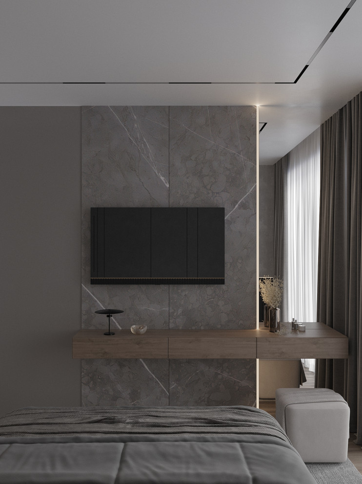 Проект спальни в современном стиле
