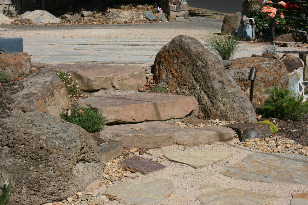 Traditional garden in Melbourne.