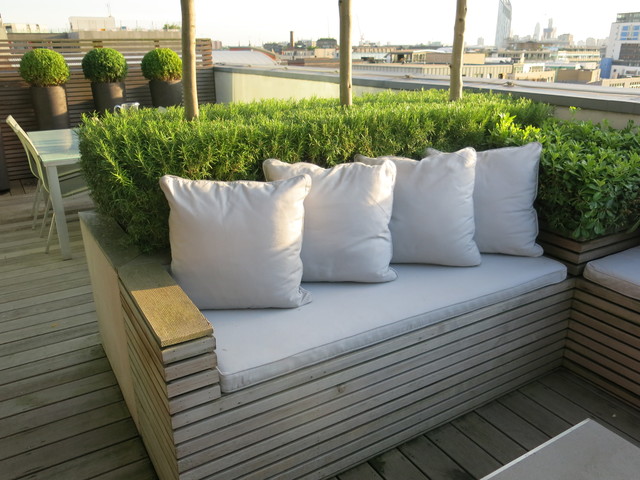 Rooftop in Bermondsey contemporary-deck