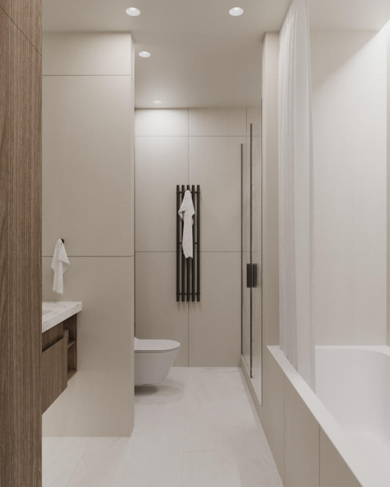 Ванная комната с душевой