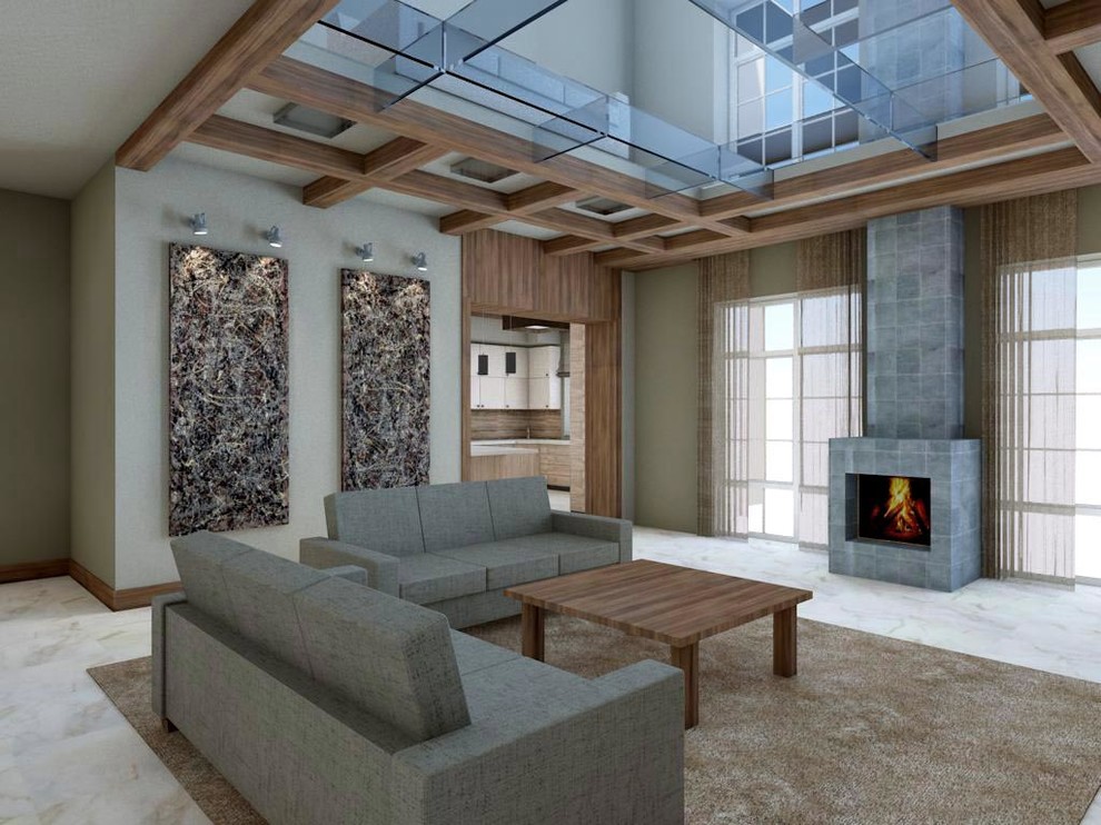 Интерьер коттеджа 750кв.м.