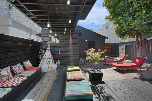 terrasse bois bord de mer