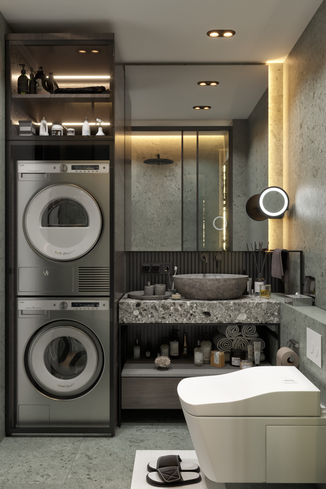 Modern khaki apt. by ACG Group