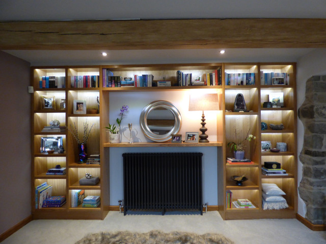 Library Area contemporary-vardagsrum