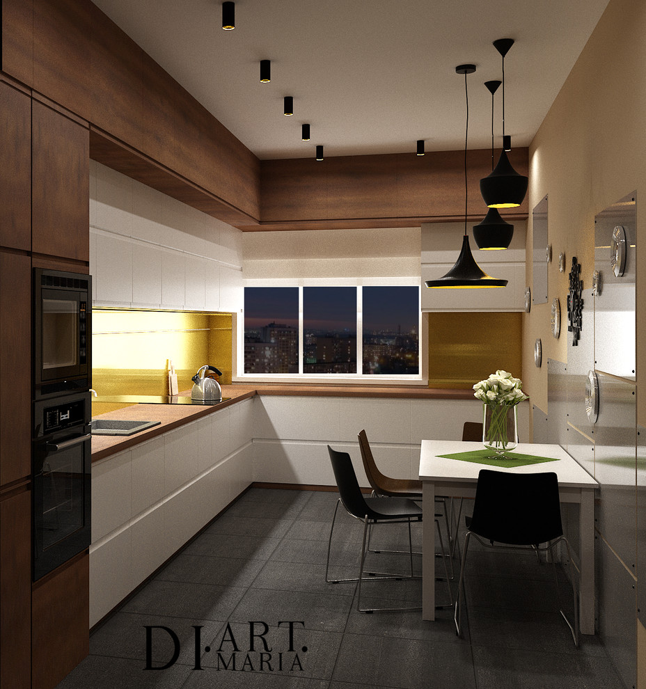 Кухня в стандартной двушке