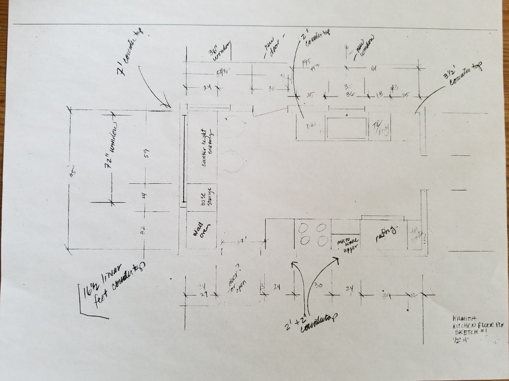Advice on kitchen remodel/appliance placement | Houzz Forum