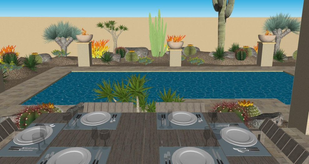 Home design - modern home design idea in Phoenix