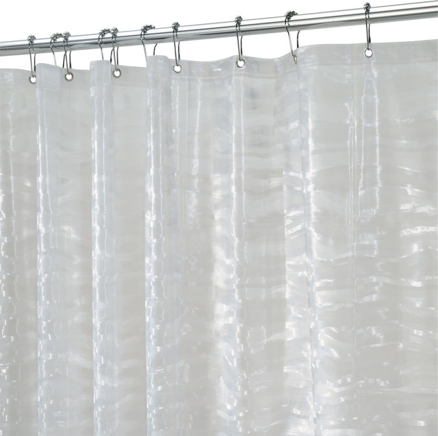 72x72" NEW InterDesign Hitchcock Window EVA Clear/Frosted Vinyl Shower