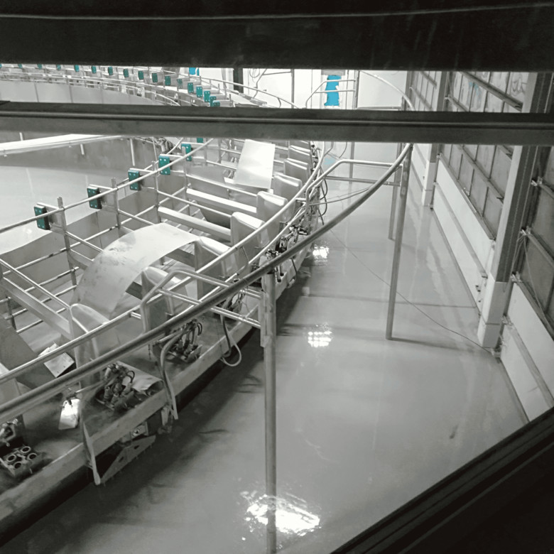 Полы на молочном производстве