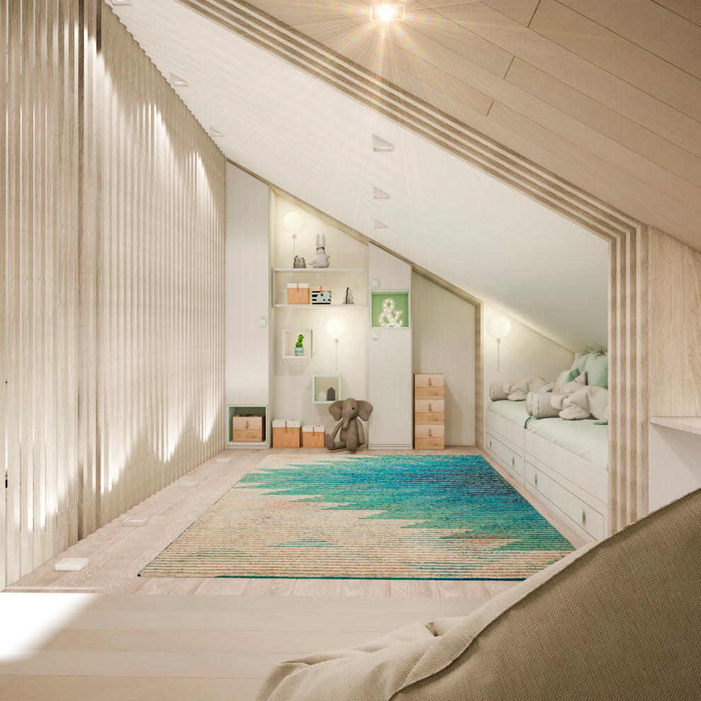 Интерьер загородного дома "Весенняя"