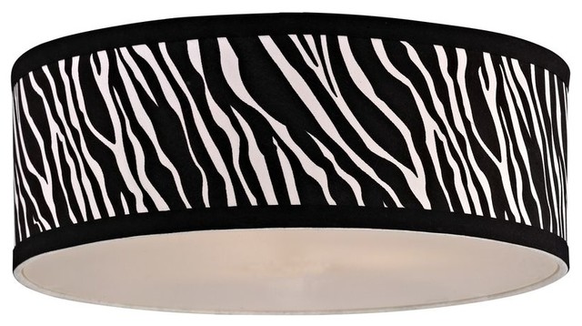 Zebra Print Drum Lamp Shade Contemporary Shades By Zebra Print Drum Lamp Shade