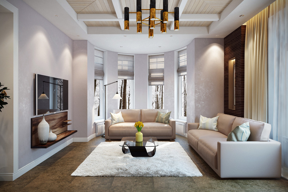 Дизайн интерьера загородного дома в КП "Витязь"