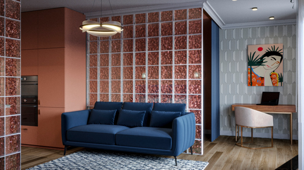 Проект однокомнатной квартиры для молодой пары