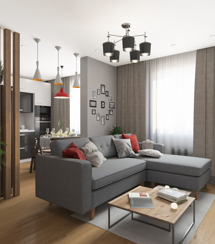 Дизайн-проект двухкомнатной квартиры "Жемчужина Зеленограда"