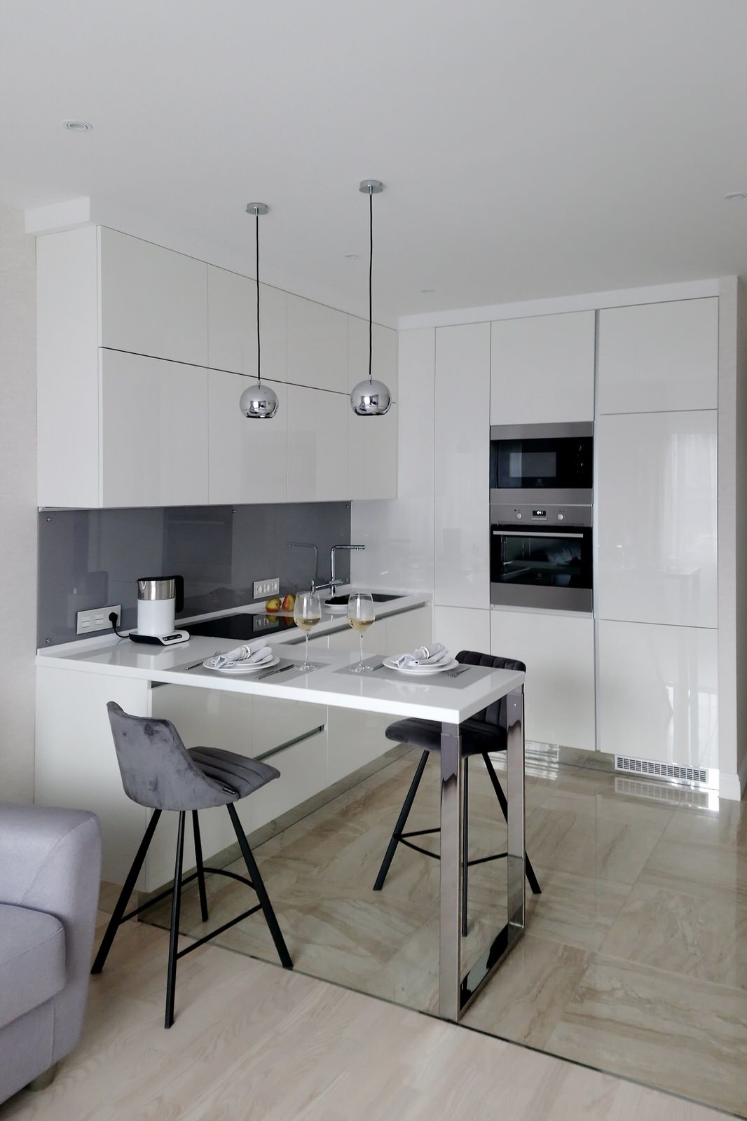 Интерьер 1-комн. квартиры в  ЖК Атмосфера