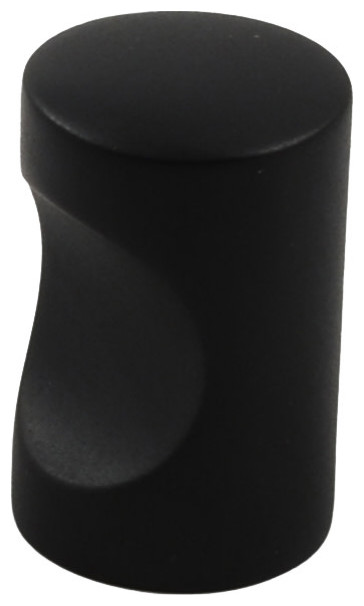 Residential Essentials 10312 11/16 Inch Cylindrical Cabinet Knob - Black