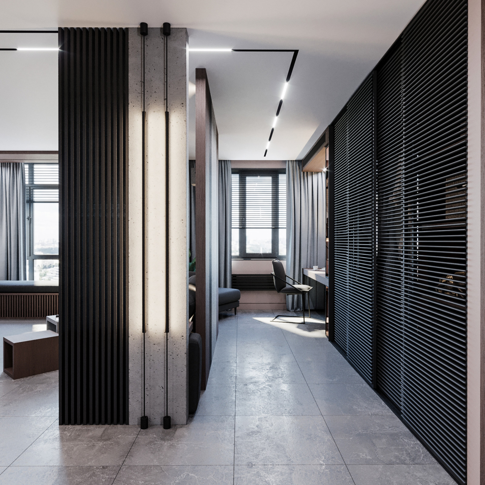 Квартира 80 м2 в современном стиле