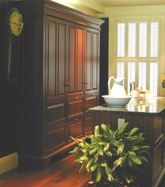 Concealed Refrigerator / Freezer / Pantry Armoire Traditional