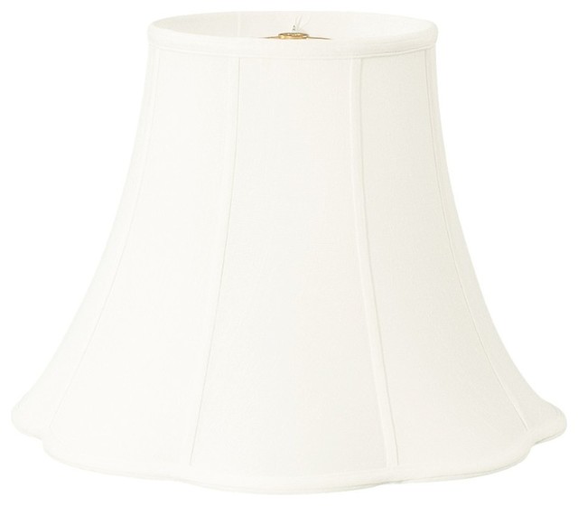 Bottom Outside Scallop Bell Lampshade