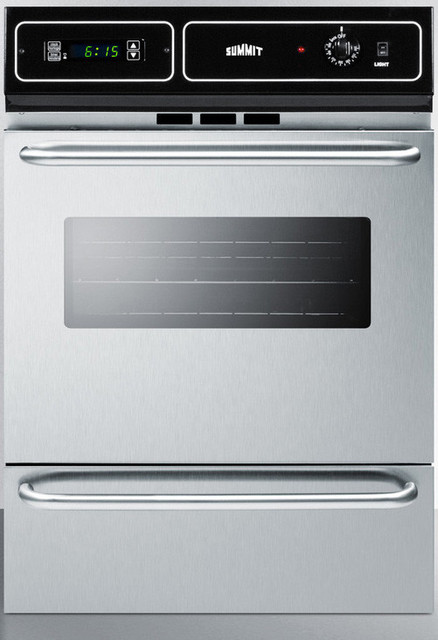 24 Inch Gas Wall Oven In Stainless Steel Ttm7212bkw Contemporary Ovens By Appliances Connection Houzz - 24 Double Wall Oven Gas