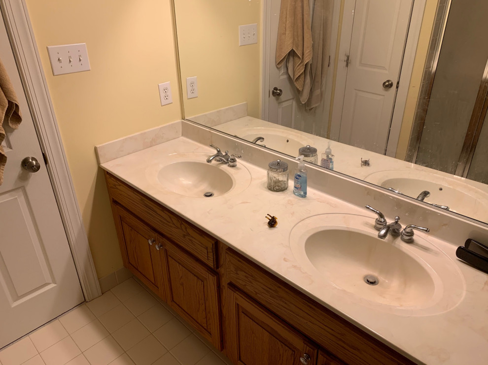 Help finding a double vanity for the corner