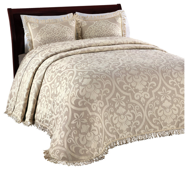 Lamont Home All Over Brocade Bedspread Terranean Quilts And Lamont Home All Over Brocade Bedspread Linen Queen