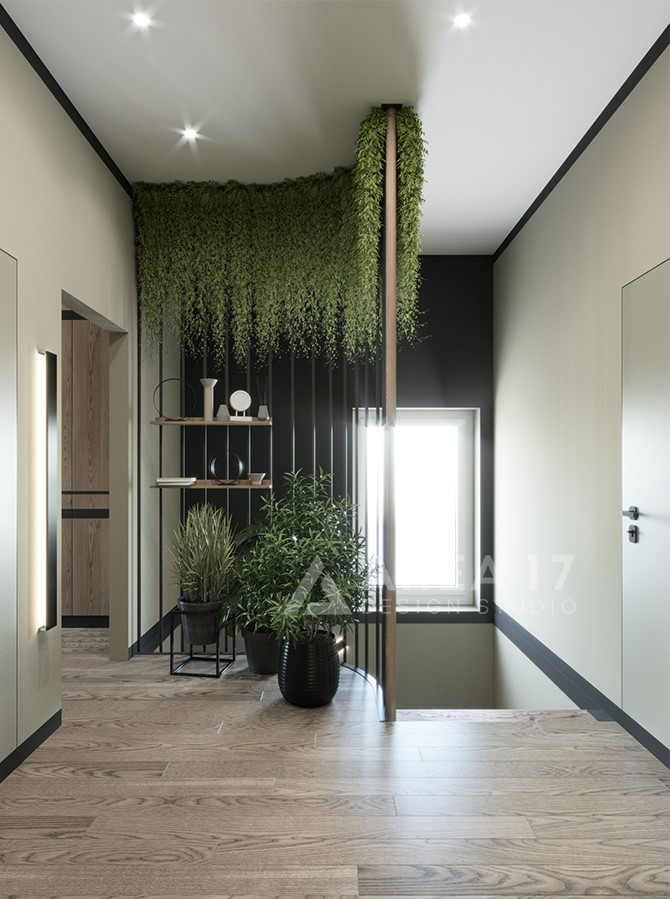 Интерьер дома с элементами Лофта