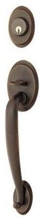 Keyed Entrance Set in Oil Rubbed Bronze Finish, EH 4410-US10B-COR-LH