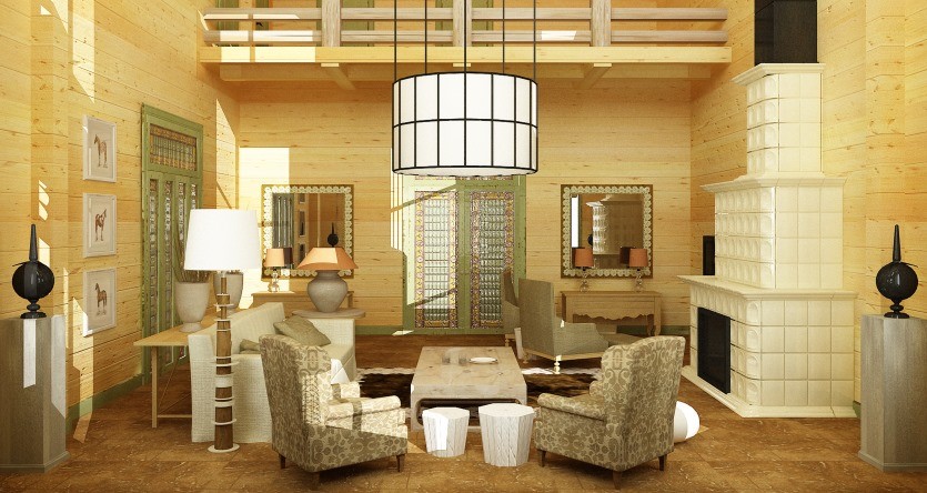 Охотничья усадьба на Волге