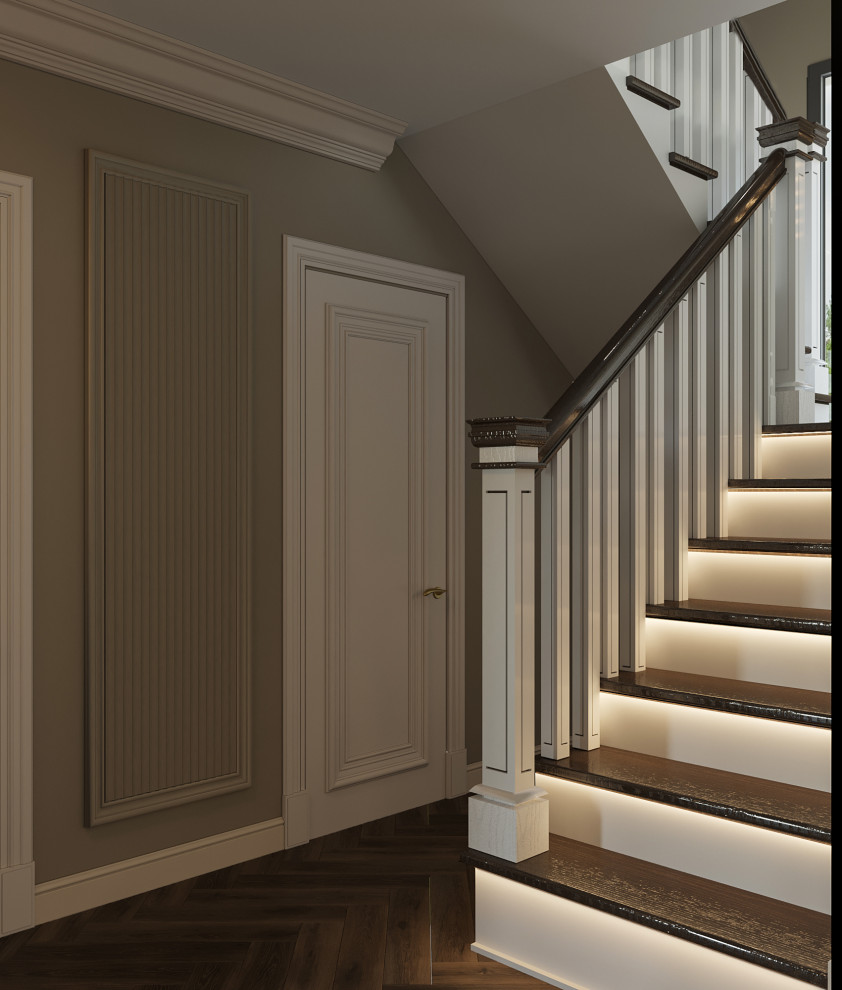 Загородный двухэтажный дом