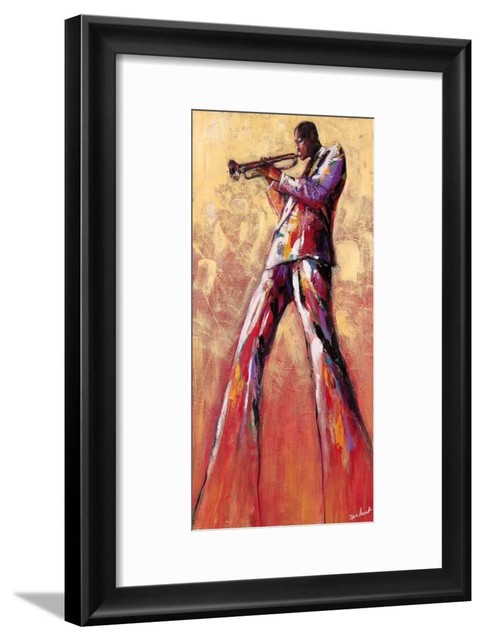 Trumpet Solo By Monica Stewart Frame Art Print Contemporary Trumpet Solo By Monica Stewart Frame Art Print Contemporary Prints And Posters Artcom