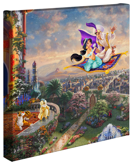 Aladdin, Gallery Wrapped Canvas, 14"x14"