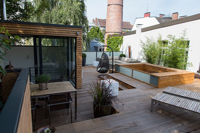 Dachterrassenlandschaft deck