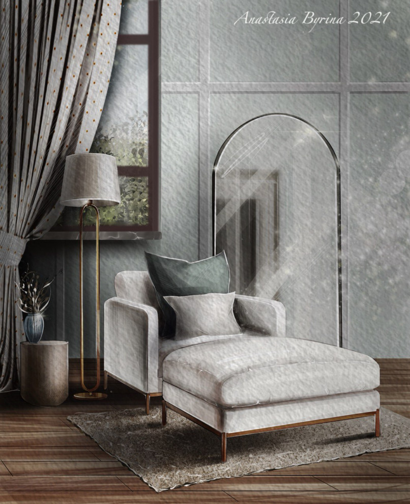 Интерьерный скетчинг