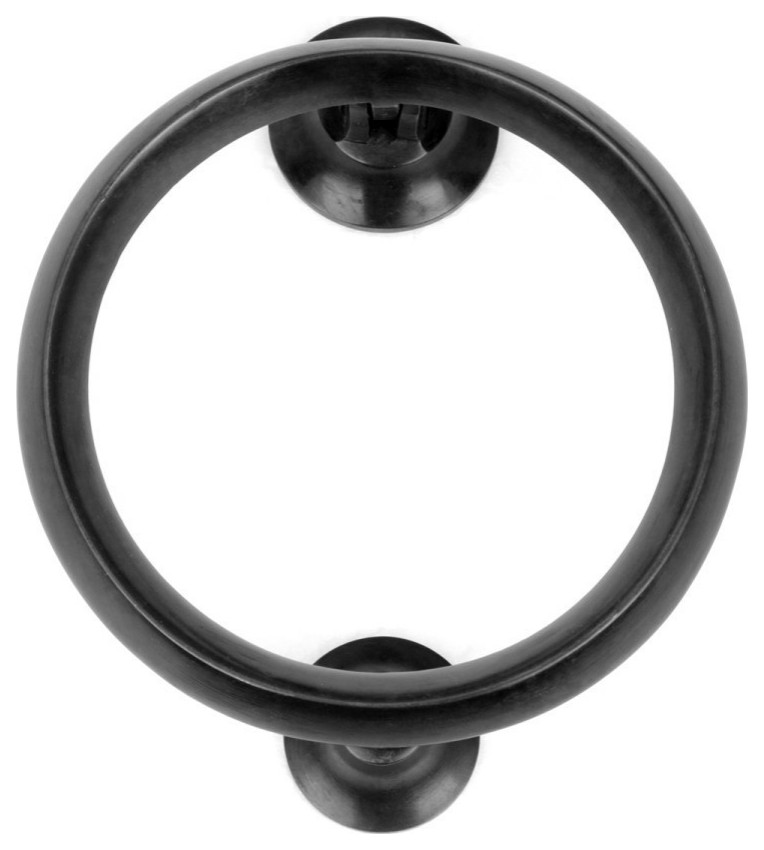 Door Knocker 5" L Solid Brass Oil Rubbed Bronze Beveled Style