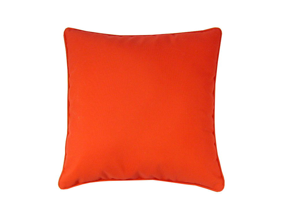 Sunbrella Premium Solid 18X18 Pillow Logo Red Indoor / Outdoor