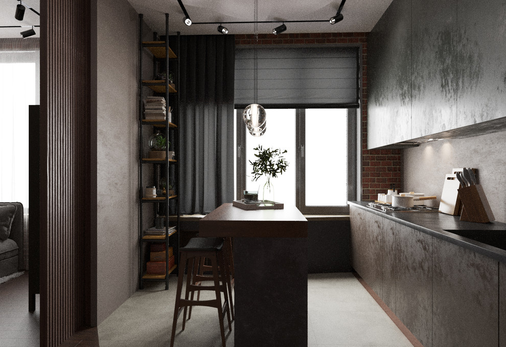 Небольшая квартира в стиле лофт