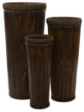 Langham Tall Willow Planters - Set of 3