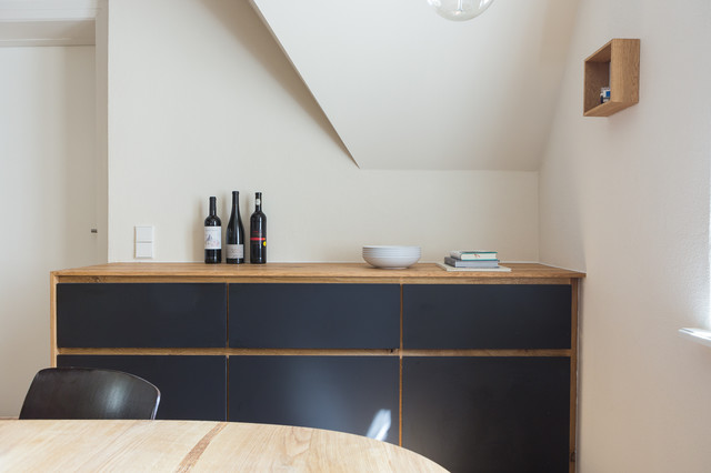 K&uuml;che und Esstisch modern-koek