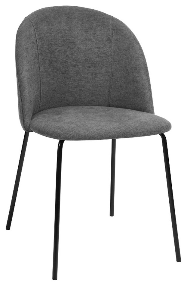 Homycasa Fabric Dining Chairs (Set of 2) Midcentury Dining Chairs
