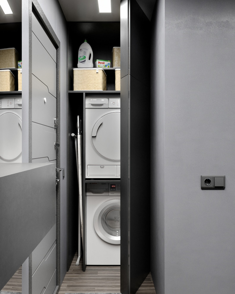 Строгая и стильная квартира с неоновым акцентом