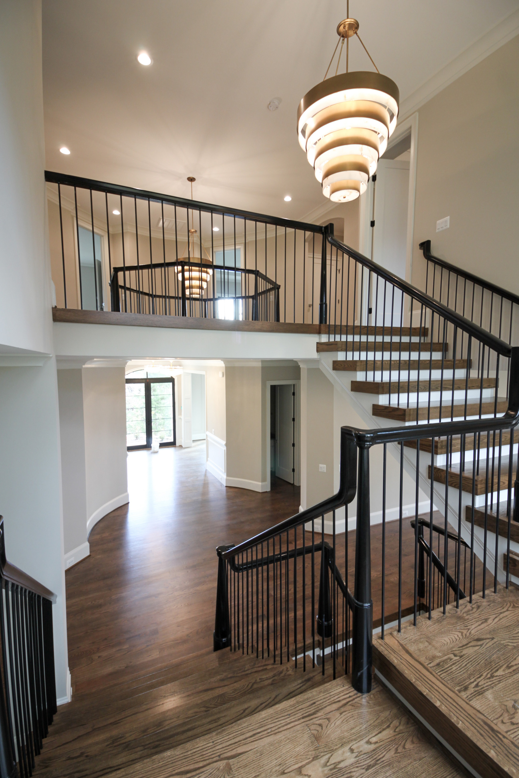 89_Eclectic and Edgy Staircase in French Contemporary Residence, McLean VA 2210