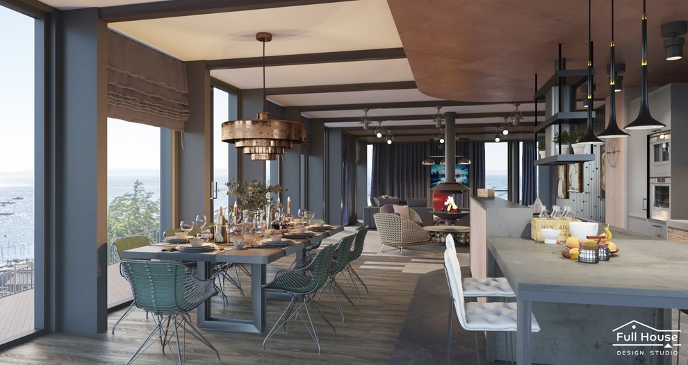 Лофт с панорамным остеклением