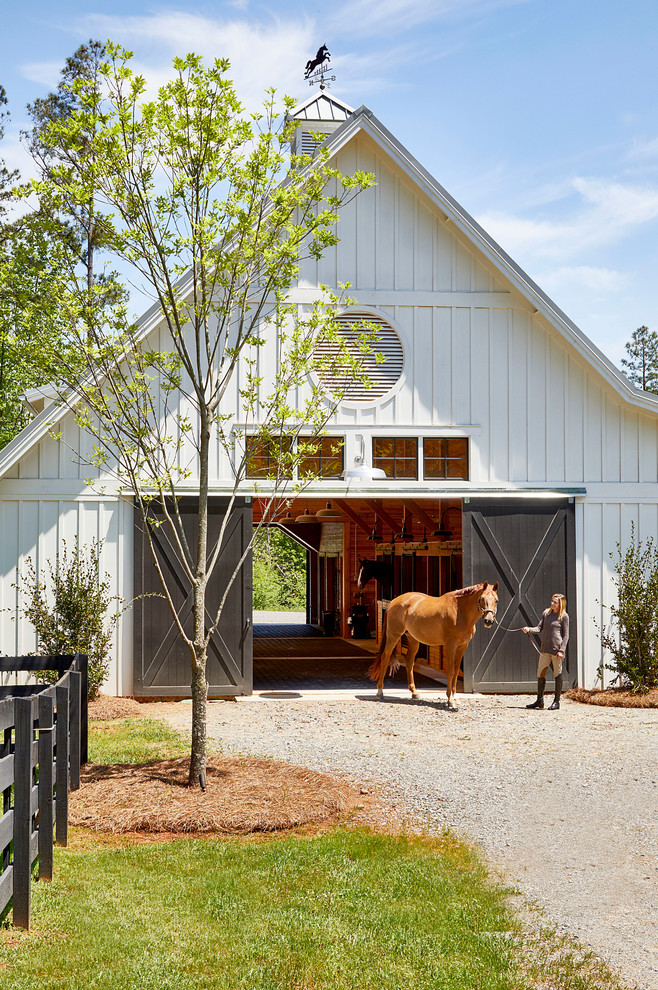 Design ideas for an expansive country detached shed and granny flat in Atlanta.