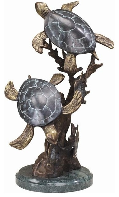 Sea Turtle Duet Small Sculpture