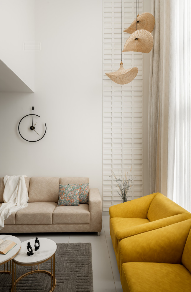 Inspiration for a transitional living room in Bengaluru.